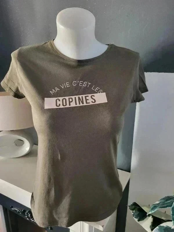 Tee-shirt kaki